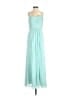 David's Bridal Teal Cocktail Dress Size 4 - photo 1