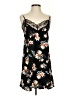 Socialite 100% Polyester Floral Black Casual Dress Size S - photo 1