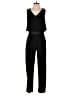 Dex 100% Polyester Solid Black Jumpsuit Size S - photo 1