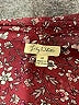 Lily White 100% Polyester Floral Burgundy Short Sleeve Blouse Size M - photo 7