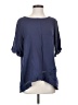 Coco + Carmen Blue Short Sleeve Blouse Size S - photo 1
