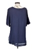 Coco + Carmen Blue Short Sleeve Blouse Size S - photo 2