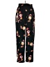 Shein Floral Black Casual Pants Size 4 - photo 1