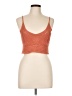 Double Zero 100% Cotton Orange Sleeveless Top Size L - photo 1