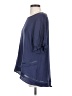 Coco + Carmen Blue Short Sleeve Blouse Size S - photo 5
