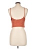 Double Zero 100% Cotton Orange Sleeveless Top Size L - photo 2