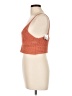 Double Zero 100% Cotton Orange Sleeveless Top Size L - photo 5