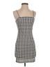 Shein Checkered-gingham Black Casual Dress Size 4 - photo 1