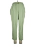 Blair 100% Polyester Solid Green Casual Pants Size 16W - photo 1