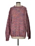 Free People Tweed Purple Pullover Sweater Size S - photo 1