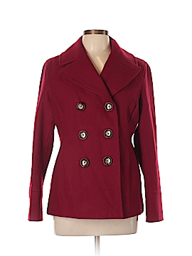 michael kors red wool coat