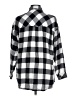 Rails Checkered-gingham Gray 3/4 Sleeve Button-Down Shirt Size L - photo 2
