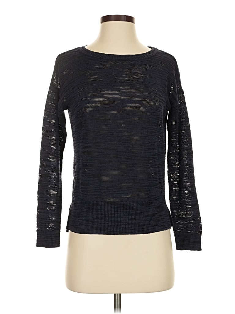 Pre-owned Lou & Grey Pullover Sweater In Black
