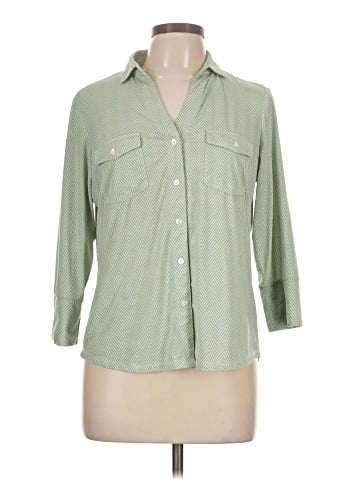J. McLaughlin 3/4 Sleeve Button-Down Shirt (view 1)