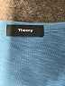 Theory 100% Cotton Blue Short Sleeve Henley Size M - photo 7