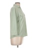 J. McLaughlin Green 3/4 Sleeve Button-Down Shirt Size L - photo 4