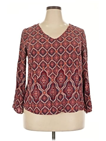 Unique Spectrum 3/4 Sleeve Blouse (view 1)