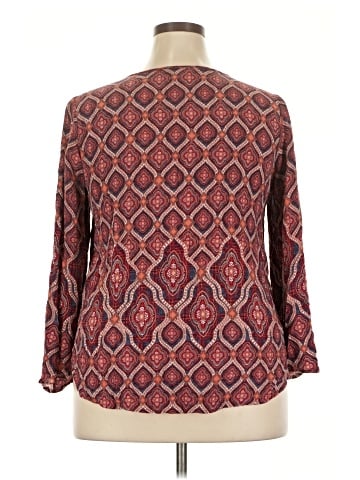 Unique Spectrum 3/4 Sleeve Blouse (view 2)