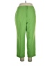 Blair 100% Polyester Solid Green Casual Pants Size 16 - photo 1