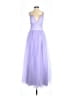 Unbranded 100% Polyester Purple Cocktail Dress Size 3 - photo 1