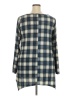 Larace Plaid Blue 3/4 Sleeve T-Shirt Size 2X - photo 2