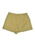 Unbranded 100% Polyester Solid Yellow Tan Khaki Shorts Size 9 - photo 1