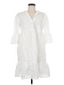 Emery Rose 100% Polyester White Casual Dress Size M - photo 1