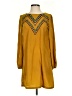 West 36 100% Polyester Yellow Casual Dress Size S - photo 1