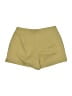 Unbranded 100% Polyester Solid Yellow Tan Khaki Shorts Size 9 - photo 2