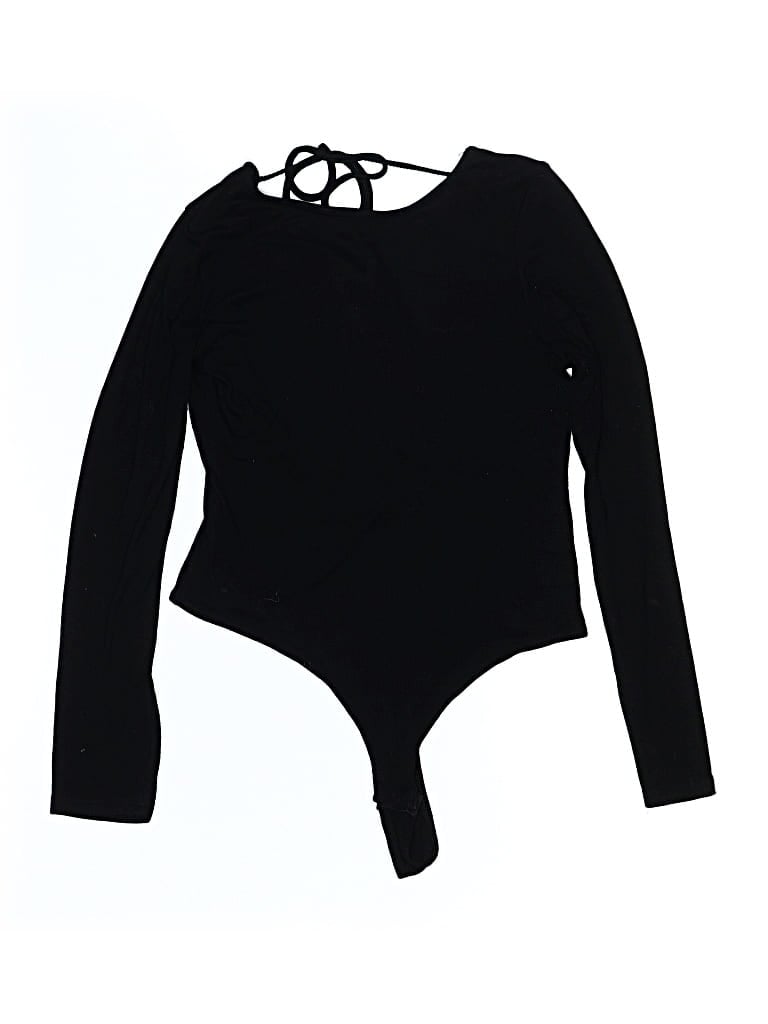 Pre-owned Olivaceous Bodysuit In Black