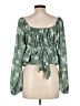 Altar'd State Green Long Sleeve Blouse Size L - photo 2