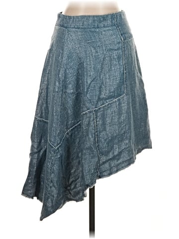 Pilcro and the Letterpress Denim Skirt (view 1)