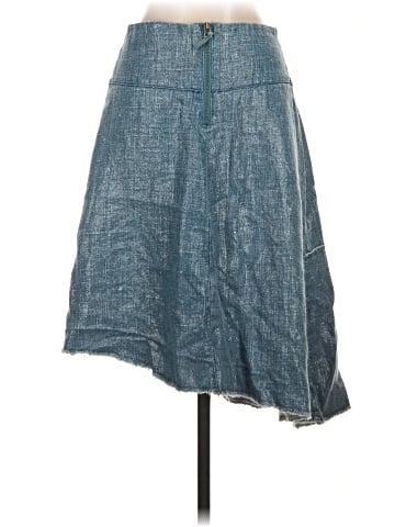 Pilcro and the Letterpress Denim Skirt (view 2)