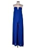 Fashion Nova Color Block Blue Jumpsuit Size M - photo 1