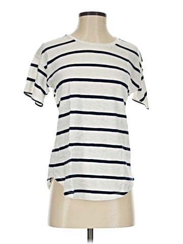 Madewell Whisper Cotton Crewneck Tee in Creston Stripe (view 1)