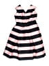 Topshop Stripes Pink Cocktail Dress Size 2 - photo 1
