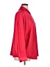 Black Label by Chico's Solid Red Long Sleeve Button-Down Shirt Size XL - photo 4