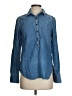 J.Crew 100% Cotton Blue Long Sleeve Button-Down Shirt Size 4 - photo 1