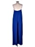 Fashion Nova Color Block Blue Jumpsuit Size M - photo 2