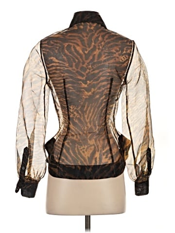 Ganni Long Sleeve Blouse (view 2)