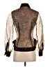 Ganni Animal Print Brown Long Sleeve Blouse Size S (estimated) - photo 2