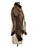 Ganni Animal Print Brown Long Sleeve Blouse Size S (estimated) - photo 4