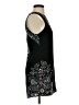 Ecote 100% Rayon Paisley Black Cocktail Dress Size S - photo 4