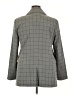 A New Day Plaid Gray Blazer Size XXL - photo 2