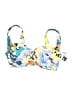 Anne Cole Print Blue Swimsuit Top Size Lg - Med (32DD) - photo 1