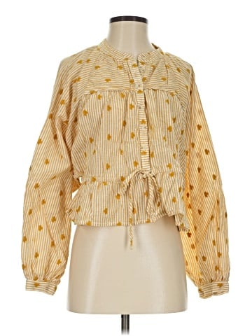 Pilcro Long Sleeve Blouse (view 1)