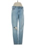 Zara Hearts Blue Jeans Size 4 - photo 1
