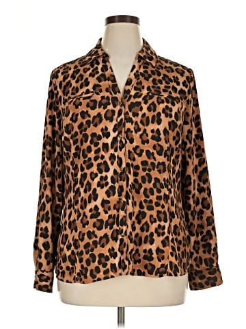 Dana Buchman Long Sleeve Blouse (view 1)