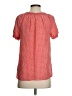 Joie 100% Silk Red Short Sleeve Silk Top Size XS - photo 2