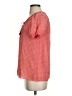 Joie 100% Silk Red Short Sleeve Silk Top Size XS - photo 5